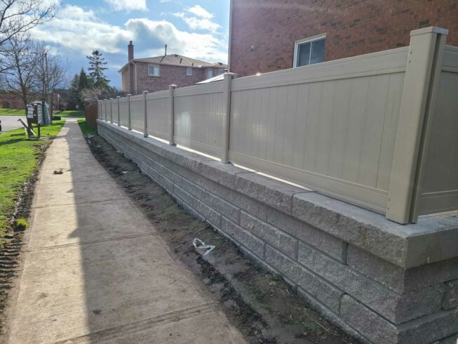 tan vinyl fence panels colorado