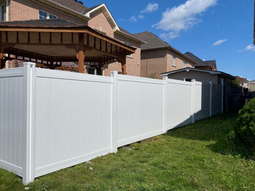 white vinyl fence panels washington