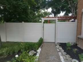 horizontal vinyl fence panels texas